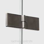 Parawan nawannowy NESTA GUNMETAL BRUSHED 110x150 lewy 6mm New Trendy P-0259 - 2