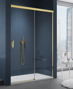 Sanswiss drzwi prysznicowe CADURA GOLD 130 Prawe  złote CAS2D1301207