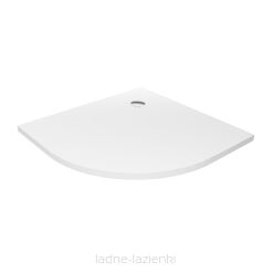 New Trendy Brodzik Konglomeratowy  NEX Półokrągły 80x80 B-0449