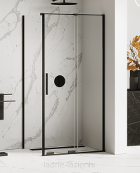 SMART BLACK 110x100 Kabina prysznicowa czarna NEW TRENDY EXK-4131