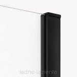 New trendy drzwi prysznicowe PRIME BLACK 160 L CZARNE D-0328A - 4