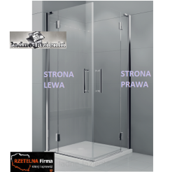 Novellini Kabina prysznicowa Modus A 90x90 MODUSA90L-S-1K + MODUSA90L-D-1K PROMOCJA