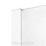 NEW TRENDY Kabina prysznicowa PRIME WHITE 90x80 Biała D-0398A/D-0397A - 8