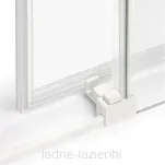 NEW TRENDY Kabina prysznicowa PRIME WHITE 90x80 Biała D-0398A/D-0397A - 3