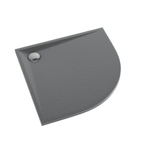 Brodzik LIBRA ANTHRACITE STONE 80x80 x3 półokrągły Schedline 3SP.L1O-8080/A/ST