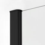 NEW TRENDY Kabina asymetryczne NEW KOMFORT BLACK 100x80 L/P K-0810 - 6