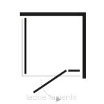 Kabina prysznicowa KALIBRA CHROME 80x80 prawa K-5022 NEW TRENDY - 7