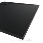 Brodzik LIBRA BLACK STONE 90x160 x3 czarny 160x90 Schedpol Schedline 3SP.L1P-90160/C/ST - 8