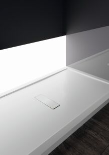 NOVELLINI Brodzik CUSTOM z możliwością docinania 140x80 z odpływem CU14080430