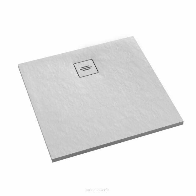 Brodzik PROTOS WHITE STONE 100x100 Schedpol Schedline 3SP.P2K-100100/B/ST-M1/B/ST