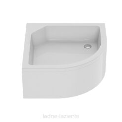 NEW TRENDY Brodzik ARTUS 90x90x29 akrylowy półokrągły B-0364