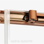 Miedziana szczotkowana Kabina prysznicowa 160x80 P rozsuwana PRIME COPPER BRUSHED New Trendy D-0825A/D-0341B - 6
