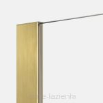 Złote szczotkowane drzwi prysznicowe NESTA GOLD BRUSHED 80 prawe D-0867A NEW TRENDY - 5