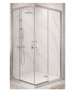 Novellini kabina prysznicowa KALI AH 100X80  80x100  KALIAH96L1B + KALIAH76L1B cała kabina