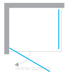 Sanswiss Kabina prysznicowa SOLINO SOL1+SOLT1 70x100 SOL107005007+SOLT110005007 - 3