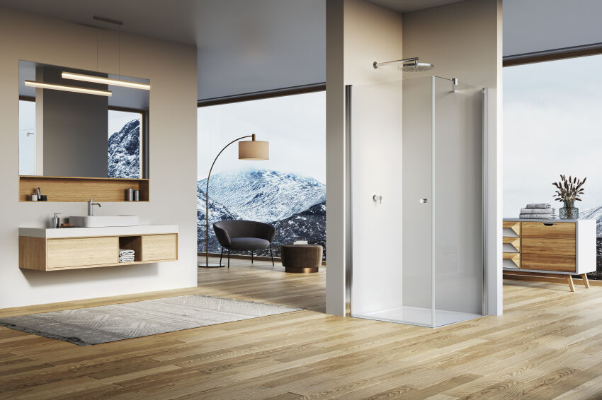 Sanswiss Kabina prysznicowa SOLINO SOL1+SOLT1 70x100 SOL107005007+SOLT110005007