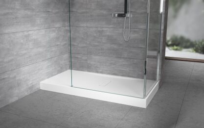 NOVELLINI Brodzik CUSTOM  120x90    90x120 na nóżkach 12cm  z odpływem CU120901130 