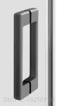 Nowoczesna kabina półokrągła PRIME GUNMETAL rozsuwana 80X80X200  New Trendy K-4977 - 8