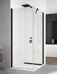 Sanswiss Kabina SOLINO BLACK SOL1+SOLT1 czarna 90x75 SOL109000607+SOLT107500607 - 2
