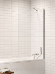 Parawan nawannowy NESTA CHROM 60x150 wspornik kątowy  8mm New Trendy P-0192 - 2