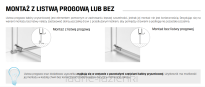 Kabina miedziana błyszcząca EVENTA COPPER SHINE 90x80 Prawa 8mm NEW TRENDY EXK-6407 - 11