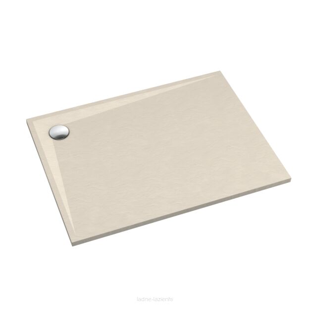 Brodzik LIBRA CASHMERE STONE 80x140x3 kremowy Schedline 3SP.L1P-80140/PK/ST