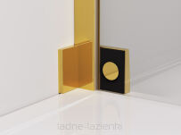 Sanswiss Kabina prysznicowa CADURA GOLD 110x90 CA13+CAT1 Lewa złota CA13G1101207+CAT10901207 - 7