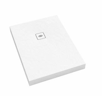 Brodzik NonLimits WHITE STONE 70x90 biały Schedpol Schedline 3ST.N1P-7090/B/ST-M1/B/ST