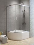 NEW TRENDY Kabina asymetryczna NEW VARIA 100x80 h170 K-5472 - 11