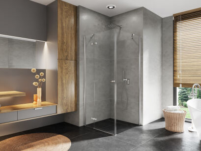 Kabina prysznicowa KALIBRA CHROME 100x90 lewa K-5011 NEW TRENDY