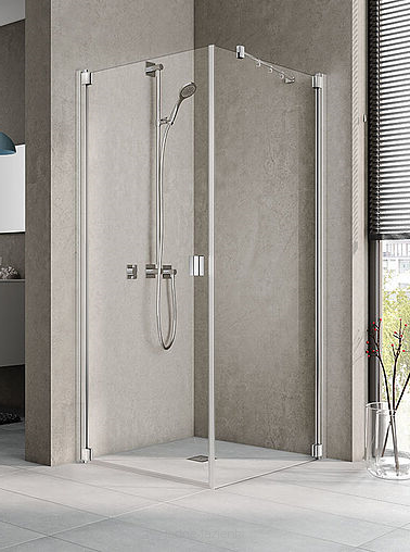 Kermi Kabina prysznicowa Raya 100x80 lewa RA1KL10020VPK RATOR08020VPK
