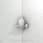 Grafitowa szczotkowana Kabina prysznicowa 130x70 P rozsuwana PRIME GUNMETAL BRUSHED New Trendy D-0892A/D-0352B - 4