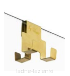 NEW TRENDY Kabina prysznicowa AVEXA GOLD BRUSHED 120x70 lewa złota szczotkowana EXK-1764 - 3