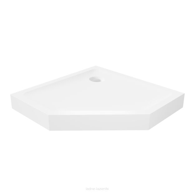 Brodzik pięciokątny 80x80 wys.11,5cm MILD biały NEW TRENDY B-0602