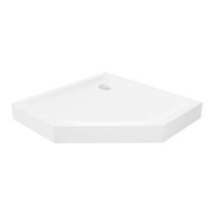 Brodzik pięciokątny 80x80 wys.11,5cm MILD biały NEW TRENDY B-0602