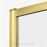 Złota Kabina prysznicowa 100x70 P rozsuwana PRIME LIGHT GOLD New Trendy D-0421A/D-0222B - 2