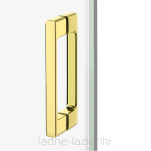 Złota Kabina prysznicowa 100x70 P rozsuwana PRIME LIGHT GOLD New Trendy D-0421A/D-0222B - 3