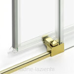 Złota Kabina prysznicowa 100x70 P rozsuwana PRIME LIGHT GOLD New Trendy D-0421A/D-0222B - 4