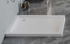 Brodzik MILD SATIN biały matowy kwadratowy 80x80 H 4,5 NEW TRENDY B-0646