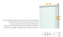 Parawan rozsuwany nawannowy SENSI 85x150 przesuwno-składany NEW TRENDY P-0037 - 8