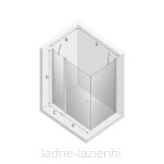 Złota kabina prysznicowa 110x80 NEW SOLEO LIGHT GOLD L/P NEW TRENDY K-1864 - 7