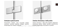 NEW TRENDY Kabina prysznicowa AVEXA  110x120 prawe EXK-1502 - 9