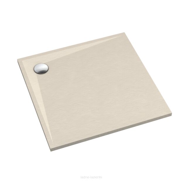 Brodzik LIBRA CASHMERE STONE 90x90x3 kremowy Schedline 3SP.L1K-9090/PK/ST