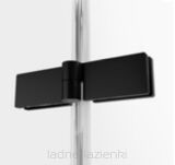 Czarna Kabina prysznicowa KALIBRA BLACK 2D 80x120 K-5100 NEW TRENDY - 2