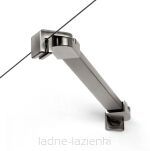 Grafitowa kabina prysznicowa 80x110 NEW SOLEO GUNMETAL BRUSHED New Trendy K-4393 - 8