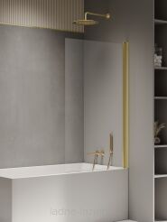 Złoty parawan nawannowy New SOLEO LIGHT GOLD 70x140 New trendy P-0103