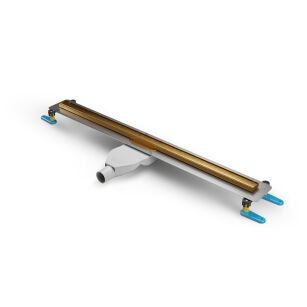 ZŁOTY szczotkowany Odpływ Liniowy VISIO SLIM GOLD BRUSHED 70 New Trendy OL-0082