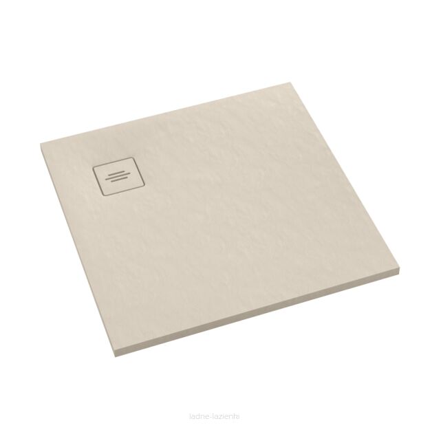 Brodzik PROTOS CASHMERE STONE 80x80 kremowy Schedline 3SP.P1K-8080/PK/ST-M1/PK/ST