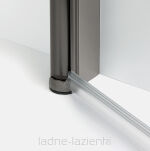 Drzwi prysznicowe grafitowe 80 NEW SOLEO GUNMETAL BRUSHED New Trendy D-0533A - 2