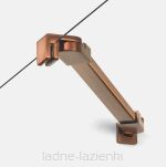 Miedziana kabina prysznicowa 120x70 NEW SOLEO COPPER BRUSHED New Trendy K-2001 - 7